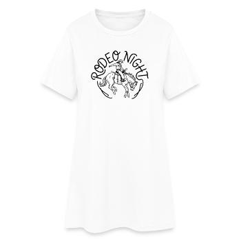 Rodeo - Robe T-shirt Femme - blanc - Devant