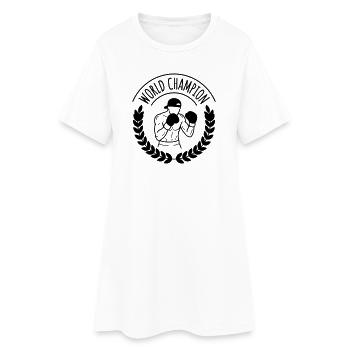 boxing - Women’s T-Shirt Dress - white - Front
