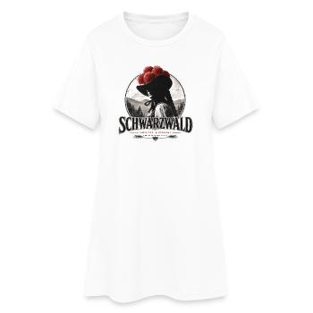 Bollehut vintage de la Forêt-Noire - Robe T-shirt Femme - blanc - Devant