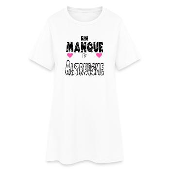 En Manque d'Altruisme - Robe T-shirt Femme - blanc - Devant
