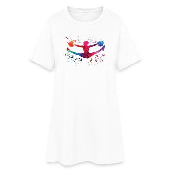 Cheerpom pom girls Mom Cheerleading - Robe T-shirt Femme - blanc - Devant