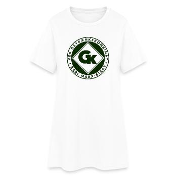 VEB_Getraenkekombinat_Karl-Marx-Stadt-_gruen - Frauen T-Shirt-Kleid - Weiß - Vorne