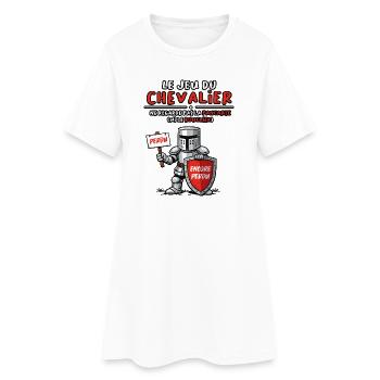 Le jeu du chevalier - Robe T-shirt Femme - blanc - Devant