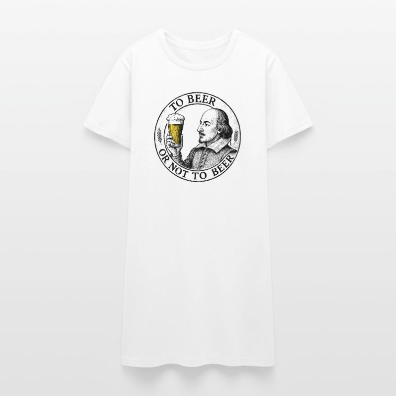 Bier oder nicht Bier Frauen T-Shirt-Kleid