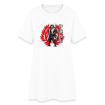 Date Masamune, le Dragon Borgne - Robe T-shirt Femme - blanc - Devant