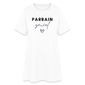 parrain génial / cadeau humour parrain - Robe T-shirt Femme - blanc - Devant