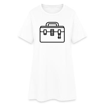 Toolbox - Women’s T-Shirt Dress - white - Front