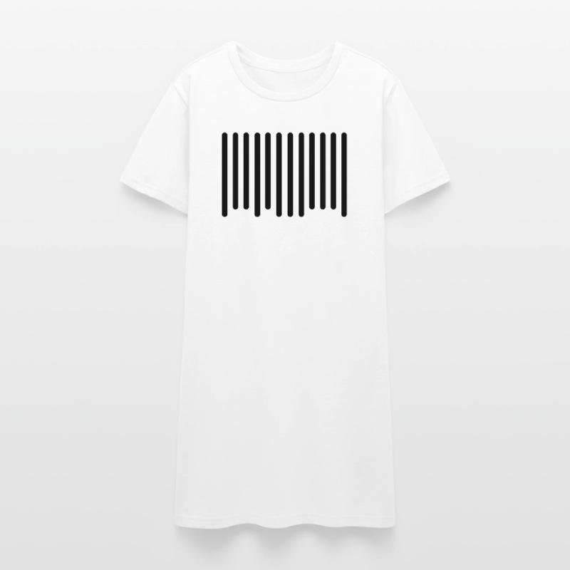 code barres Robe T-shirt Femme