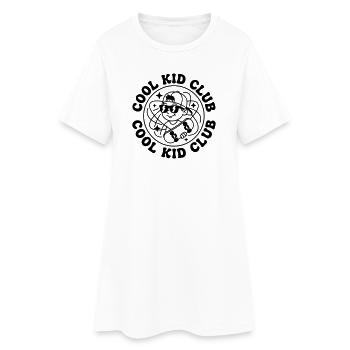 Les enfants cool - Robe T-shirt Femme - blanc - Devant