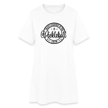 Pickleball crew proud member Geschenk - Frauen T-Shirt-Kleid - Weiß - Vorne