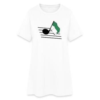 Vlieland Music Flag – Ambiances Island - Robe T-shirt Femme - blanc - Devant