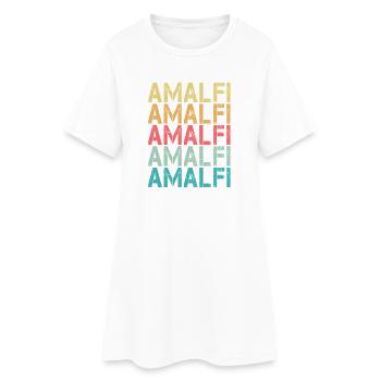 Costa d'Amalfi Sunset Italy Amalfi Coast - Women’s T-Shirt Dress - white - Front