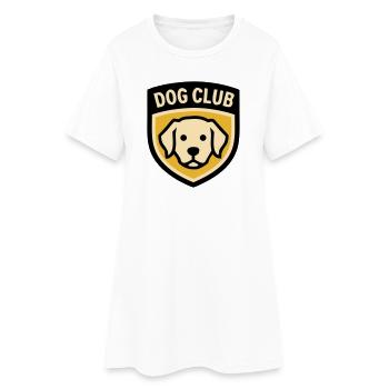 Club de chiens du Logo de l’école de chiens Golden Retriever - Robe T-shirt Femme - blanc - Devant