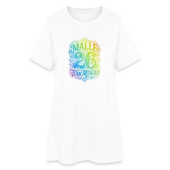 Malle 26 Multicoloured - Women’s T-Shirt Dress - white - Front