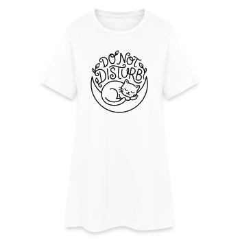 Do Not Disturb - Women’s T-Shirt Dress - white - Front