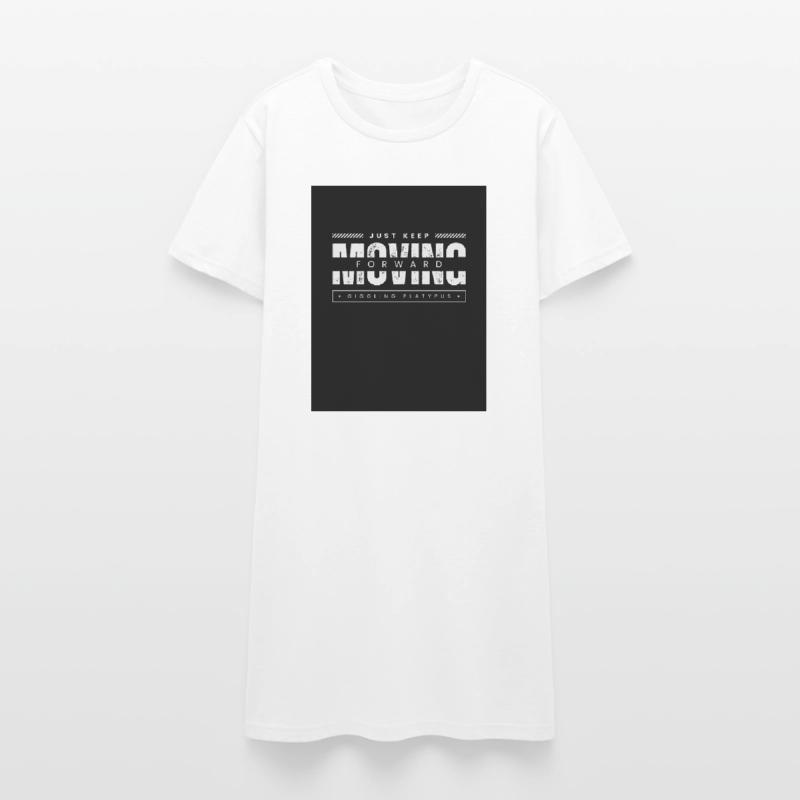 Continue simplement d’avancer, ornithorynque Robe T-shirt Femme