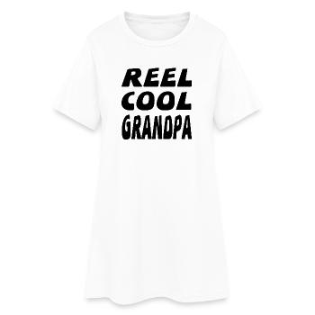 Grand-père - Robe T-shirt Femme - blanc - Devant