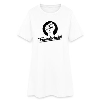 Amitié v.1 (changement de couleur) - Robe T-shirt Femme - blanc - Devant
