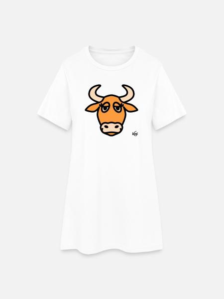 Taurus Large - Women’s T-Shirt Dress - white