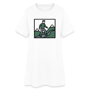 Groupe de randonnée alpiniste Randonnée des Montagnes - Robe T-shirt Femme - blanc - Devant