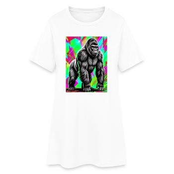 gorilla - Women’s T-Shirt Dress - white - Front