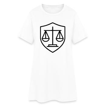 Avocat Droit Droit Avocat Balance Droit Judiciaire - Robe T-shirt Femme - blanc - Devant