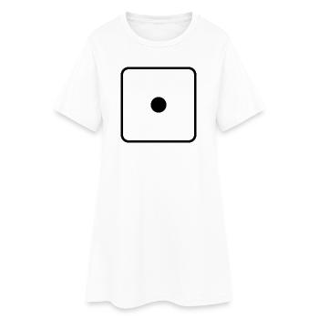 Dit - Robe T-shirt Femme - blanc - Devant