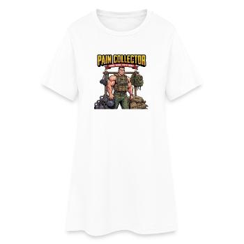 Motivation d’entraînement de force Pain Collector - Robe T-shirt Femme - blanc - Devant