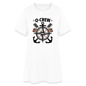 BBQ Crew Anchor Compass Grill Master Food Truck - Robe T-shirt Femme - blanc - Devant