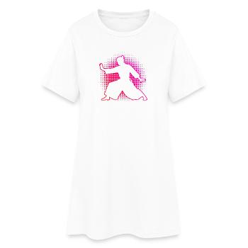 Self Defense Gift for the Aikido Student - Women’s T-Shirt Dress - white - Front