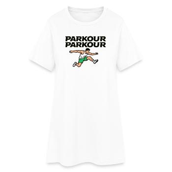 Parkour Freerunning - Robe T-shirt Femme - blanc - Devant