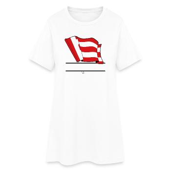 Eindhoven Custom Flag - Women’s T-Shirt Dress - white - Front