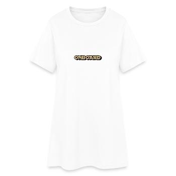 EMBARQUEMENT IMMEDIAT - Robe T-shirt Femme - blanc - Devant