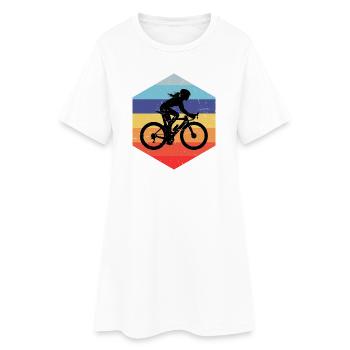 Cadeau du cyclisme sur route pour un cycliste sur route - Robe T-shirt Femme - blanc - Devant