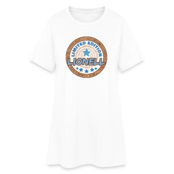 Dire Lionell - Robe T-shirt Femme - blanc - Devant