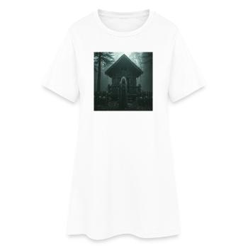 Baba Yaga – Sorcière slave de la forêt - Robe T-shirt Femme - blanc - Devant
