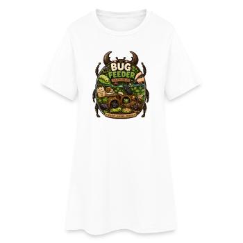Mangeoire à insectes Ami d’insectes Terrarium Chasseur d’insectes - Robe T-shirt Femme - blanc - Devant