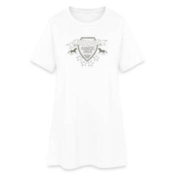 Cheval 1968 - Robe T-shirt Femme - blanc - Devant