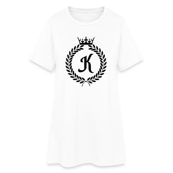 K_Lorbeer_wappen - Women’s T-Shirt Dress - white - Front