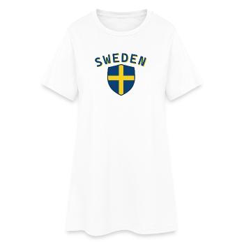 Sweden - Women’s T-Shirt Dress - white - Front