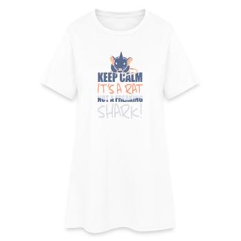 Rat, house rat, rat owner, rat lover - Women’s T-Shirt Dress - white - Front