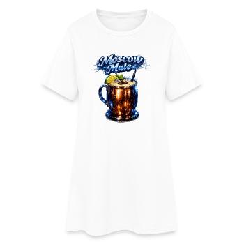 Moscow Mule Glow Mug - Frauen T-Shirt-Kleid - Weiß - Vorne