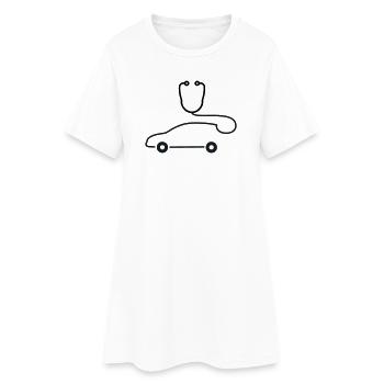 Logo de diagnostic automobile du mécanicien automobile - Robe T-shirt Femme - blanc - Devant