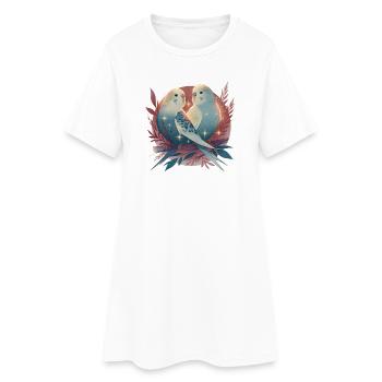 Budgies - Robe T-shirt Femme - blanc - Devant