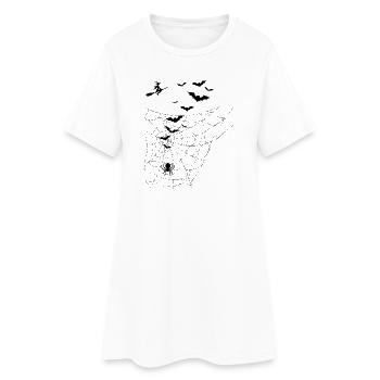 Grusel Halloween Design  - Frauen T-Shirt-Kleid - Weiß - Vorne
