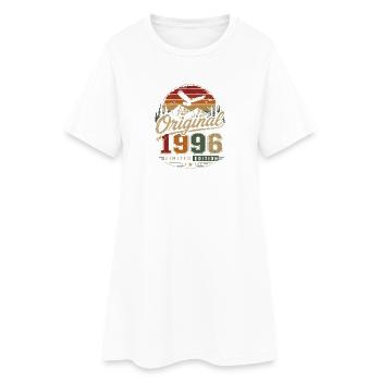 1996 Vintage Born Retro Vintage Anniversaire - Robe T-shirt Femme - blanc - Devant