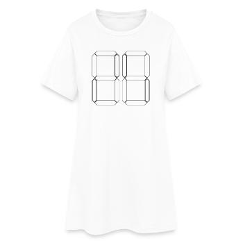 NUMBER 52 Fifty-Two Gift Digital - Women’s T-Shirt Dress - white - Front