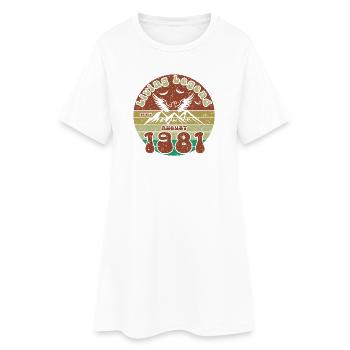 45e anniversaire : Légende vivante depuis VIN 08/1981 - Robe T-shirt Femme - blanc - Devant