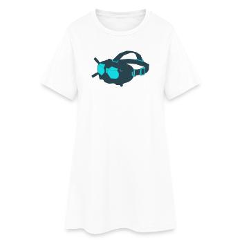 Icône des lunettes FPV des drones - Robe T-shirt Femme - blanc - Devant