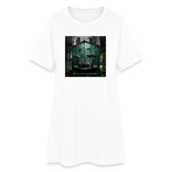 Environnement sûr - Satire de Shark Tank en entreprise - Robe T-shirt Femme - blanc - Devant